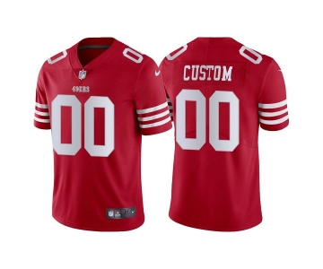 Men's San Francisco 49ers Customized 2022 New Scarlet Vapor Untouchable Stitched Football Jersey