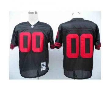 Men's San Francisco 49ers Men Customized black Throwback Jersey