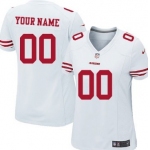 Women's Nike San Francisco 49ers Customized White Game Jersey