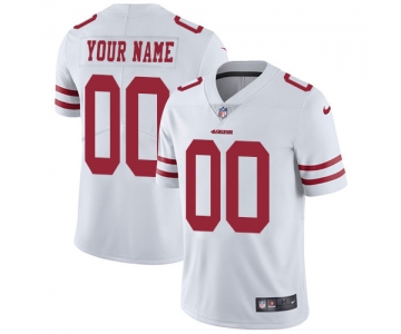 Youth Nike San Francisco 49ers Road White Customized Vapor Untouchable Limited NFL Jersey