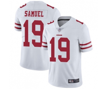 49ers #19 Deebo Samuel White Men's Stitched Football Vapor Untouchable Limited Jersey