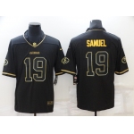 Men's San Francisco 49ers #19 Deebo Samuel Black Golden Edition Stitched NFL Nike Limited Jersey