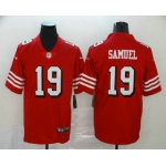 Men's San Francisco 49ers #19 Deebo Samuel Red New 2018 Color Rush Vapor Untouchable Limited Jersey