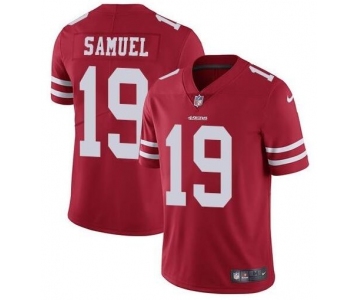 Nike 49ers 19 Deebo Samuel Red Vapor Untouchable Limited Jesey