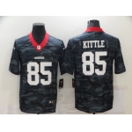 Men's San Francisco 49ers #85 George Kittle 2020 Camo Limited Stitched Nike NFL Jersey