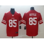 Nike San Francisco 49ers 85 George Kittle Red Vapor Untouchable Limited Jersey