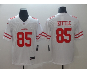 Nike San Francisco 49ers 85 George Kittle White Vapor Untouchable Limited Jersey