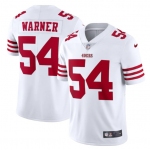 Men's San Francisco 49ers #54 Fred Warner 2022 New White Vapor Untouchable Stitched Jersey