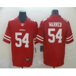 Men's San Francisco 49ers #54 Fred Warner Red 2017 Vapor Untouchable Stitched NFL Nike Limited Jersey