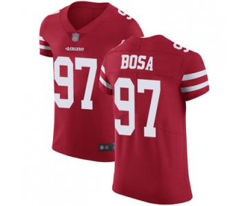 49ers #97 Nick Bosa Red Team Color Men's Stitched Football Vapor Untouchable Elite Jersey