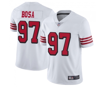 49ers #97 Nick Bosa White Rush Men's Stitched Football Vapor Untouchable Limited Jersey