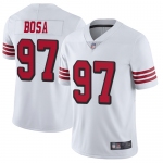 49ers #97 Nick Bosa White Rush Youth Stitched Football Vapor Untouchable Limited Jersey