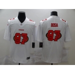 Men's San Francisco 49ers #97 Nick Bosa White 2020 Shadow Logo Vapor Untouchable Stitched NFL Nike Limited Jersey