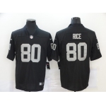 Men's Las Vegas Raiders #80 Jerry Rice Black 2020 Vapor Untouchable Stitched NFL Nike Limited Jersey
