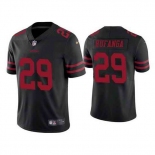 Men San Francisco 49ers #29 Talanoa Hufanga Black Vapor Limited Jersey