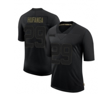 Men's San francisco 49ers #29 Talanoa Hufanga Icon Black Stitched NFL Jersey