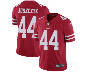 Nike 49ers #44 Kyle Juszczyk Red Team Color Men's Stitched NFL Vapor Untouchable Limited Jersey