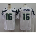 Nike Seahawks 16 Tyler Lockett White Vapor Untouchable Limited Jersey