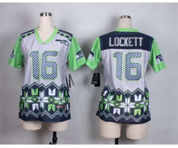 Women's Seattle Seahawks #16 Tyler Lockett 2015 Nike Noble Fashion Jersey