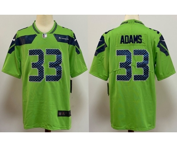 Men's Seattle Seahawks #33 Jamal Adams Green 2020 Vapor Untouchable Stitched NFL Nike Limited Jersey