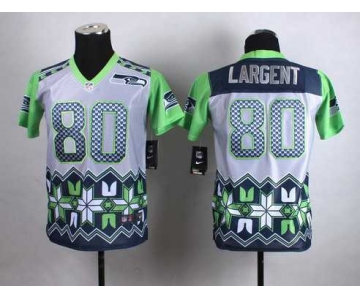 Youth Seattle Seahawks #80 Steve Largent 2015 Nike Noble Fashion Jersey