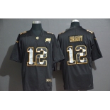 Men's Tampa Bay Buccaneers #12 Tom Brady Jesus Faith Black Vapor Untouchable Stitched NFL Nike Limited Jersey