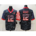 Men's Tampa Bay Buccaneers #12 Tom Brady USA Camo 2020 Salute To Service Stitched NFL Nike Limited Jersey