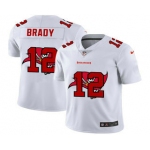 Men's Tampa Bay Buccaneers #12 Tom Brady White 2020 Shadow Logo Vapor Untouchable Stitched NFL Nike Limited Jersey