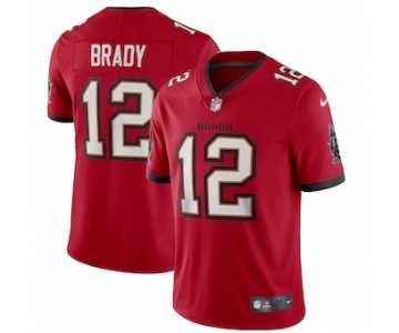 Size XXXXL Men's Tampa Bay Buccaneers #12 Tom Brady Red 2020 NEW Vapor Untouchable Stitched NFL Nike Limited Jersey