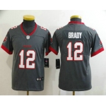 Youth Tampa Bay Buccaneers #12 Tom Brady Gray 2020 NEW Vapor Untouchable Stitched NFL Nike Limited Jersey