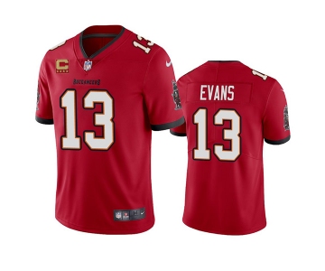 Men's Tampa Bay Buccaneers 2022 #13 Mike Evans Red With 4-star C Patch Vapor Untouchable Limited Stitched NFL Jersey