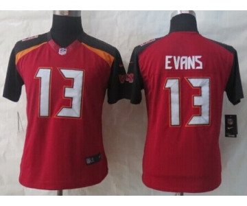 Nike Tampa Bay Buccaneers #13 Mike Evans 2014 Red Limited Womens Jersey