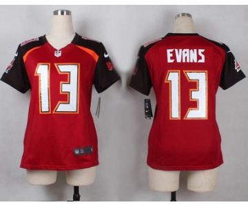 Women's Tampa Bay Buccaneers #13 Mike Evans Red Team Color NFL Nike Game Jersey