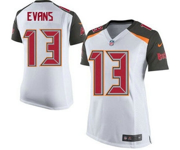 Women's Tampa Bay Buccaneers #13 Mike Evans White Road NFL Nike Game Jersey