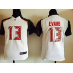 Youth Tampa Bay Buccaneers #13 Mike Evans White Road NFL Nike Game Jersey