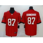 Men's Tampa Bay Buccaneers #87 Rob Gronkowski Red 2020 NEW Vapor Untouchable Stitched NFL Nike Limited Jersey