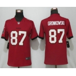 Women's Tampa Bay Buccaneers #87 Rob Gronkowski Red 2020 NEW Vapor Untouchable Stitched NFL Nike Limited Jersey