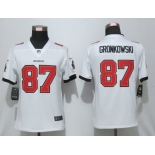 Women's Tampa Bay Buccaneers #87 Rob Gronkowski White 2020 NEW Vapor Untouchable Stitched NFL Nike Limited Jersey