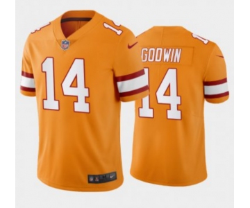 Men's Tampa Bay Buccaneers #14 Chris Godwin Orange Vapor Untouchable Limited Stitched Jersey