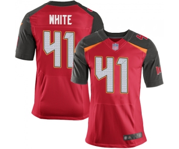 Buccaneers #41 Devin White Red Team Color Men's Stitched Football New Elite Jersey