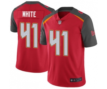 Buccaneers #41 Devin White Red Team Color Men's Stitched Football Vapor Untouchable Limited Jersey