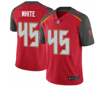 Buccaneers #45 Devin White Red Team Color Youth Stitched Football Vapor Untouchable Limited Jersey