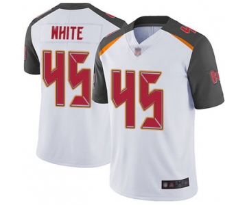 Buccaneers #45 Devin White White Men's Stitched Football Vapor Untouchable Limited Jersey