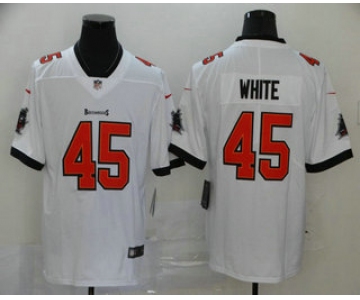Men's Tampa Bay Buccaneers #45 Devin White White 2020 NEW Vapor Untouchable Stitched NFL Nike Limited Jersey