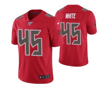 Nike Buccaneers 45 Devin White Red 100th Season Vapor Untouchable Limited Jersey