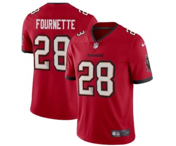 Men's Tampa Bay Buccaneers #28 Leonard Fournette New Red Vapor Untouchable Limited Stitched Jersey