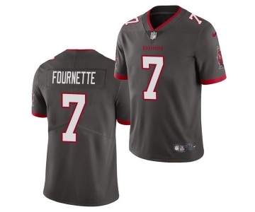 Men's Tampa Bay Buccaneers #7 Leonard Fournette Gray Vapor Untouchable Limited Stitched Jersey