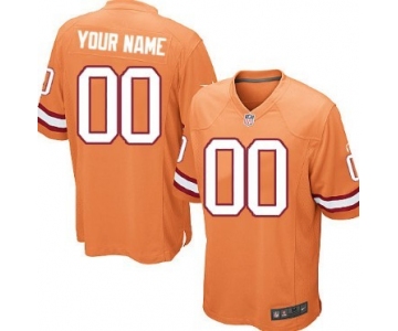 Kids' Nike Tampa Bay Buccaneers Customized Orange Game Jersey