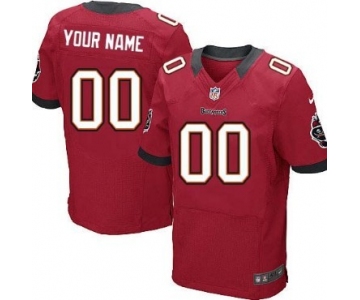 Men's Nike Tampa Bay Buccaneers Customized Red Elite Jersey