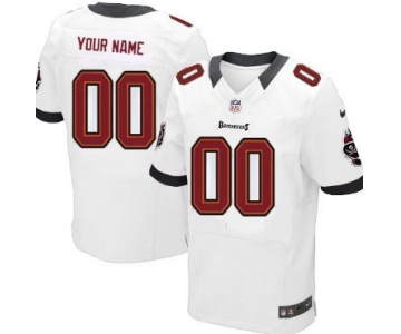 Men's Nike Tampa Bay Buccaneers Customized White Elite Jersey